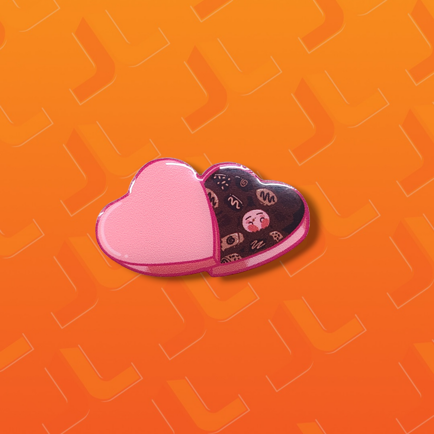 Kirby Chocolate Enamel Pin