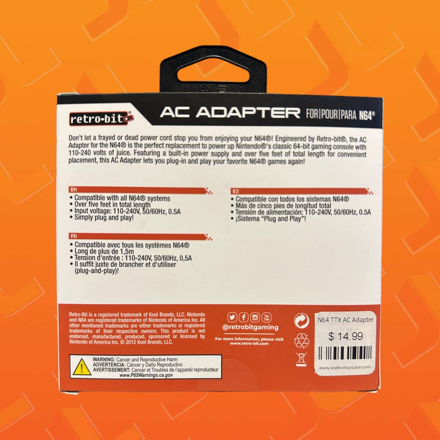 Nintendo 64 AC Adapter