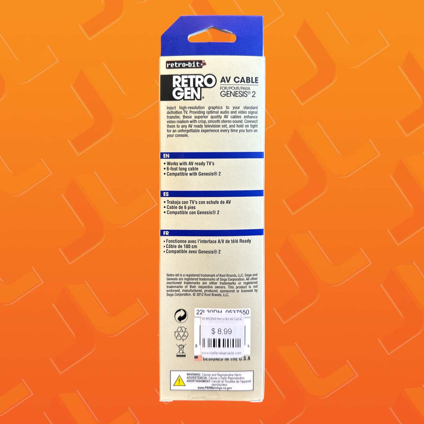 Sega Genesis Model 2 | Model 3 AV Cable