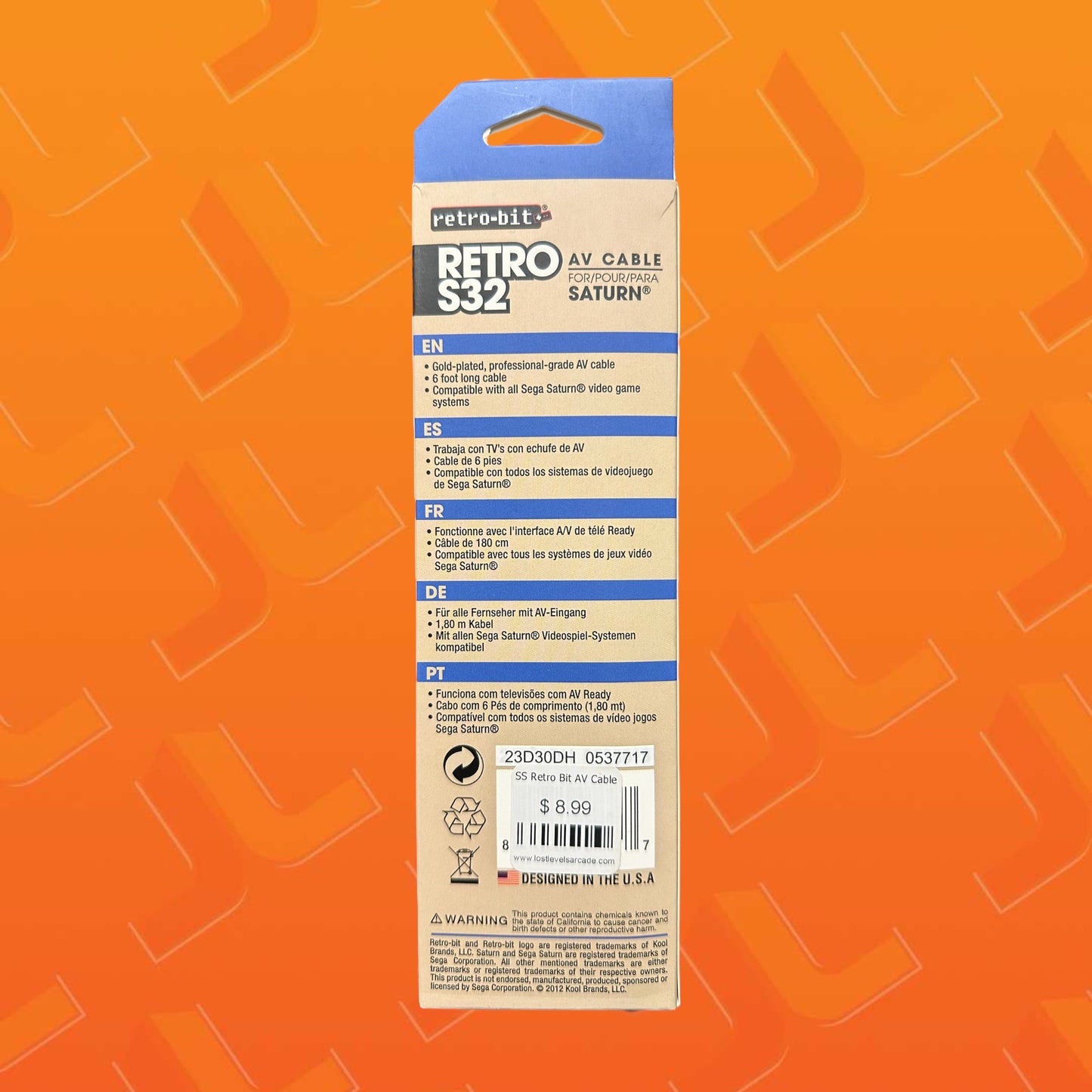 Sega Saturn AV Cable