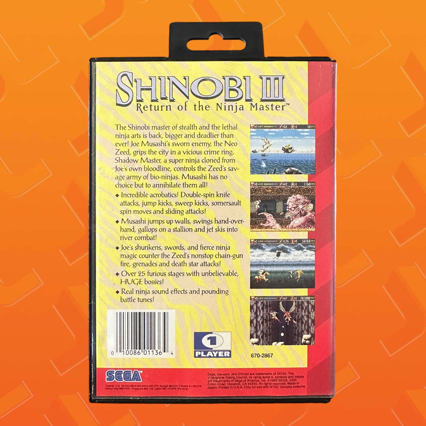 Shinobi III: Return of the Ninja Master CIB