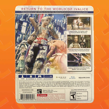 Final Fantasy XII The Zodiac Age Limited Steelbook Edition