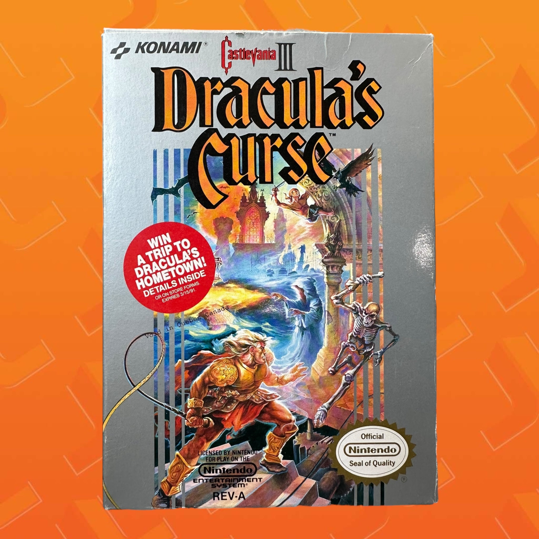 Castlevania III Dracula's Curse CIB and Manuals, outlets Reserved