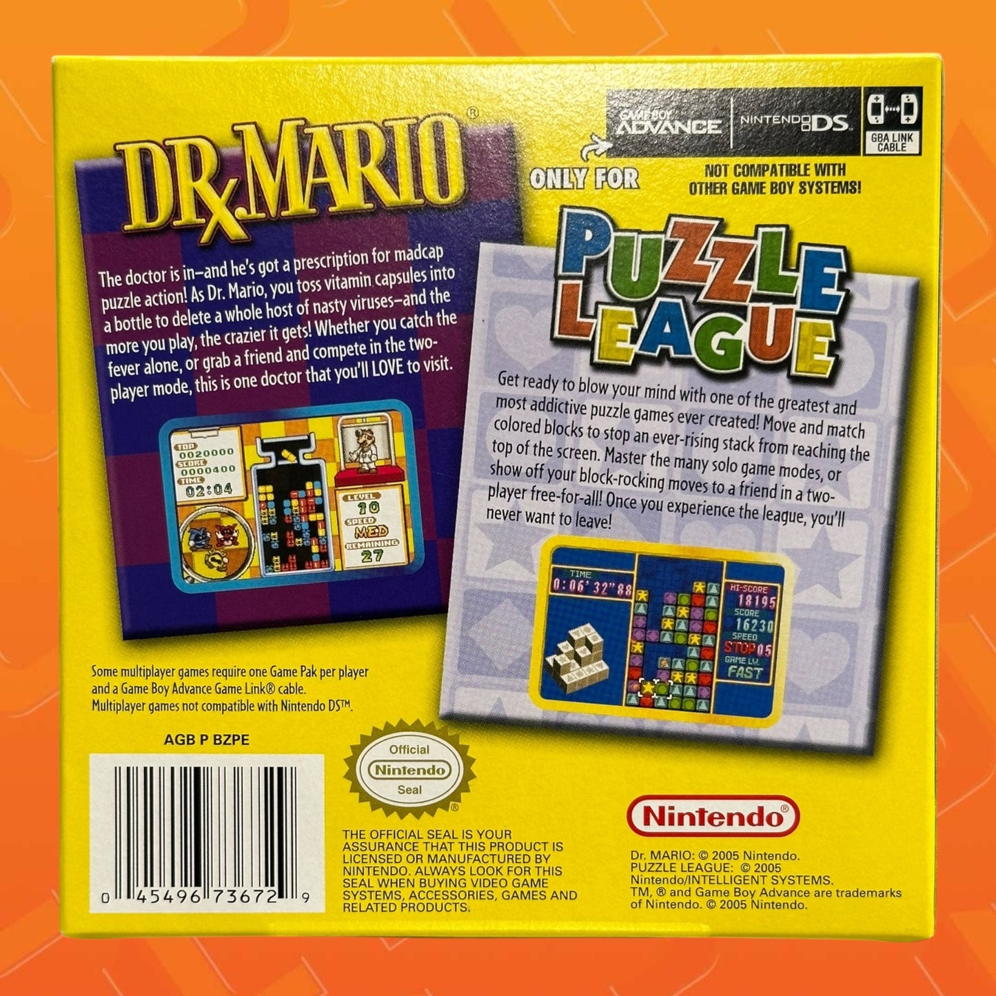 Dr. Mario & Puzzle League CIB