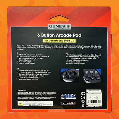Sega Genesis 6 Button Controller