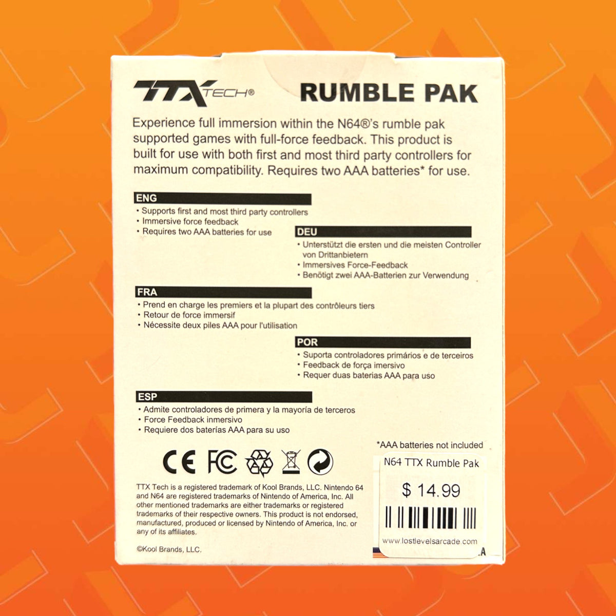 Project 64 Rumble Pak Nintendo 64 Rumble Pak – Lost Levels Online Shop
