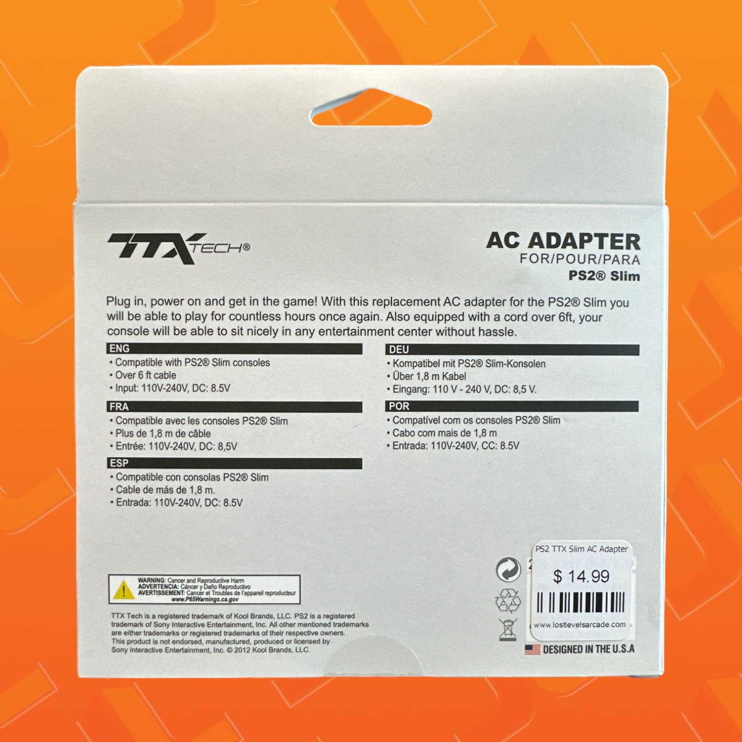PlayStation 2 Slim AC Adapter