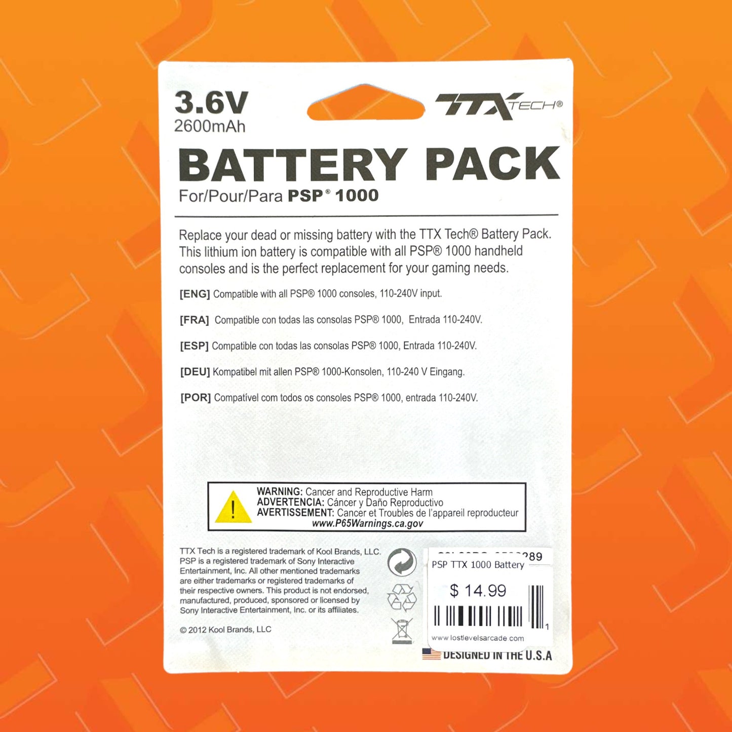 PSP 1000 Battery